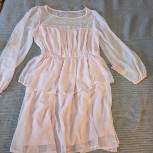 VENUS pink peplum dress Size M